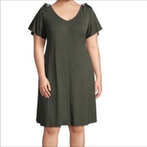 New Cold Shoulder Swing Dress Size 1X.